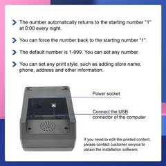 Multi Window Wireless Queue Call System – 1 Display+4 Button+1 Numbering printer