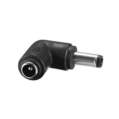 uxcell 5Pcs DC Power Connector Adapter 5.5×2.5mm M to 5.5×2.1mm F 5Pcs, Black