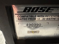 Bose 151 Indoor Outdoor Extreme Weather Proof Speakers Only!! Black Used !!