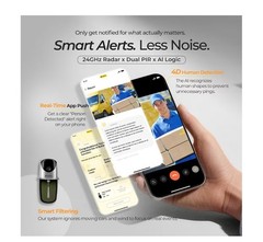 Wireless Solar Video Doorbell Camera Chime Pro, 2K Wide-Angle,WiFi,NO FEES,Alexa