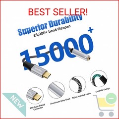 Togconn USB Type C Male to 3.5mm TRRS Female Headphone Jack Adapter, USB C to Au