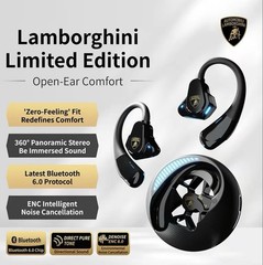 Lamborghini Sport Ear Hook Audifonos Bluetooth 6.0 Headphones