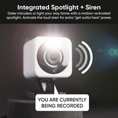 ✅WYZE Cam V4 2.5k QHD WiFi In/Outdoor Wired Security Camera – Gray&Black ✅