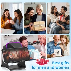 NEW Wireless Induction Speaker 5-in-1 Bluetooth Speaker With Phone Stand Holder
