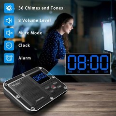 Wuloo 1800feet Long Range Solar Driveway Alarms Wireless Motion Sensor for Home