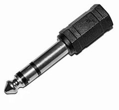 24Pcs 3.5mm Female Jack to 1/4″ Male Plug Stereo Headphone Adapter – Converter
