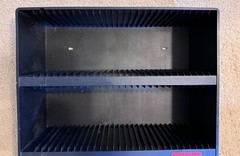 Laserline 90 CD Media Storage Holder Rack Case Organizer Black Wall Mountable