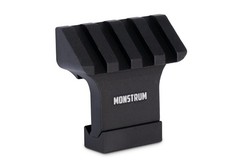 Monstrum 45 Degree Offset Picatinny Rail Mount 1 Count (Pack of 1), Black