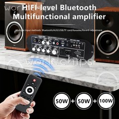 D800 Bluetooth 5.0 Digital Amplifier Board 2.1 Channel 50W*2+100W High Power Out