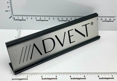 Advent Desk Sign – Custom Silver Aluminum