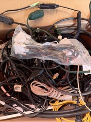 Bulk Lot of Cables, Cords and Adapters. HDMI, USB, Power Cords, Audio Misc. #3C