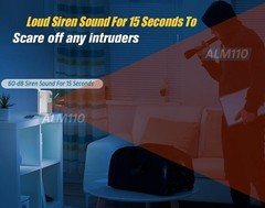 Portable Alarm System With PIR Motion Sensor With 90dB Alarm Siren Sound