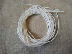 26 AWG = 0.128 mm2 Silver Plated PTFE Wire, White, 7 strands Audio Amplifier SPC