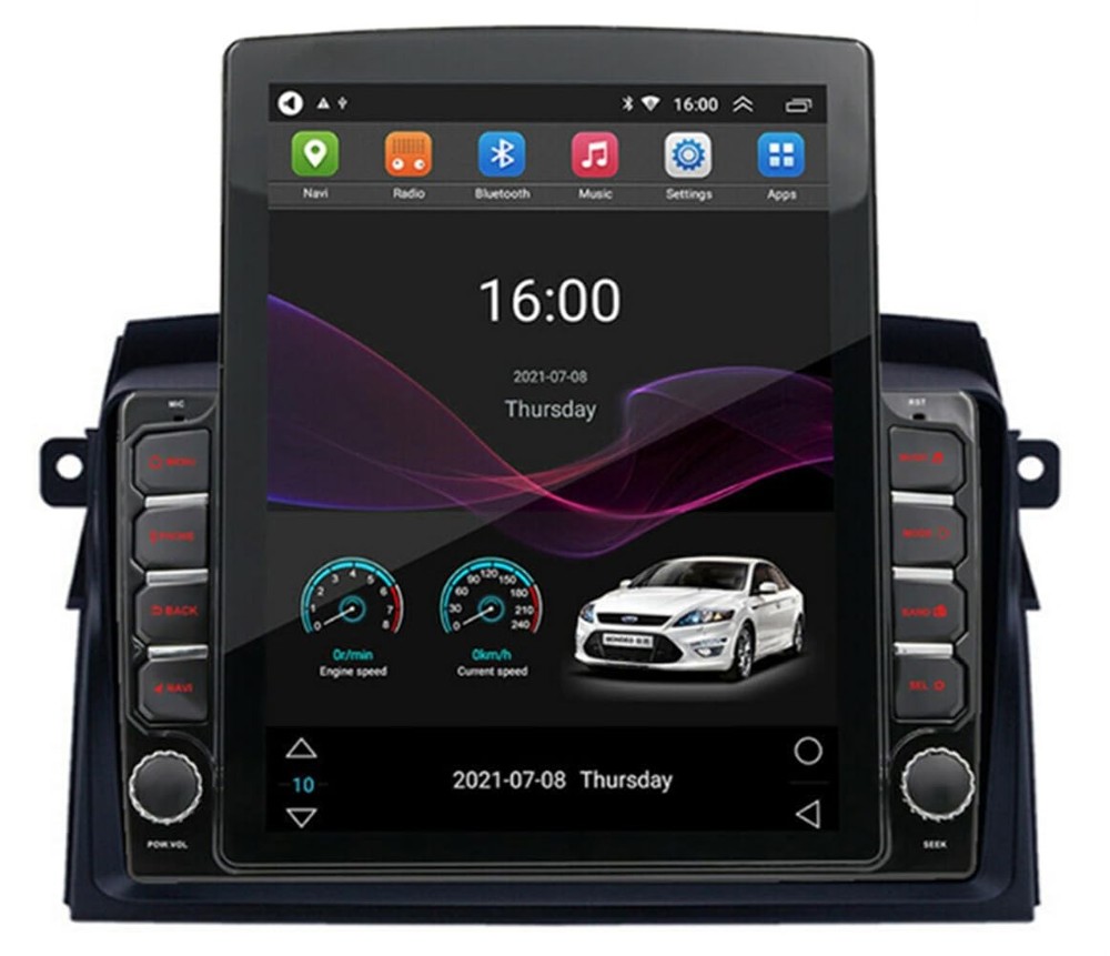 for Toyota Sienna Radio Upgrade 2004 2005 2006 4GB RAM+64GB ROM-XJG, Black