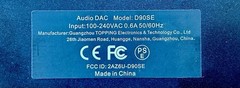 Topping D90SE ES9038PRO XLR Balanced DAC MQA 32bit 768kHz (D90)