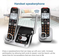 BL102-2 DECT 6.0 2-Handset Cordless Phone for Home with Answering Machine, Ca…