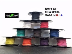 1000′ AUTOMOTIVE WIRE 16 AWG HIGH TEMP TXL STRANDED WIRE 10 COLORS 100 FT EA