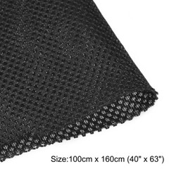 Black Speaker Mesh Grill Cloth Stereo Box Fabric Dustproof Cloth 40″ x 63″