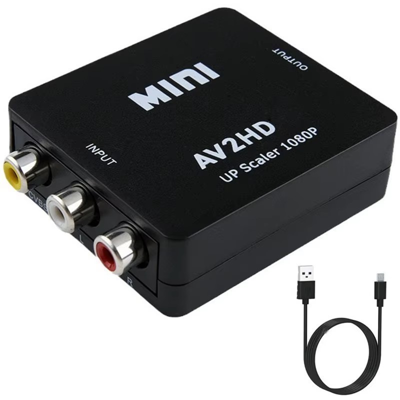 RCA AV to HDMI HD Converter Composite CVBS Video Adapter Wii NES SNES