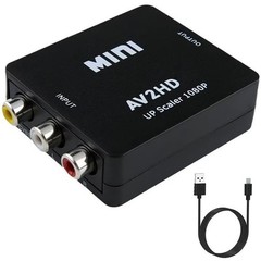 RCA AV to HDMI HD Converter Composite CVBS Video Adapter Wii NES SNES