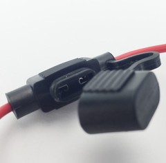In-Line Car Fuse Holder ATM Blade Mini Fuse 16AWG cable 12/24/32V 25A Waterproof