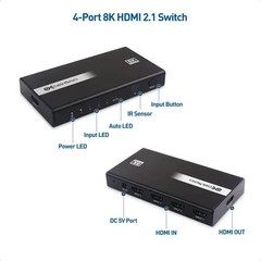 NEW Cable Matters 4-Port HDMI Switch with 8K Resolution support