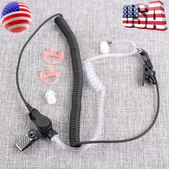 Tacitcal Police 2.5mm Listen Only Earpiece w/ Acoustic Tube 2.5mm Earphone Jacks