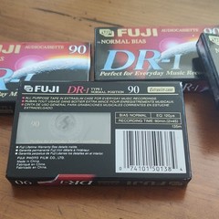 Fuji DR-I Cassette Tape 90 min Recordable Long-run Storage Extralism Case