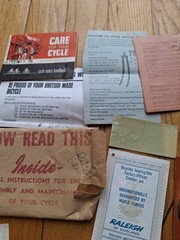 Vtg. Various Appliance, Lawn, Bicycle Manuals: