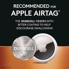 NEW Duracell 2032 3V Lithium Battery, Child Safety Features – 6 Pack