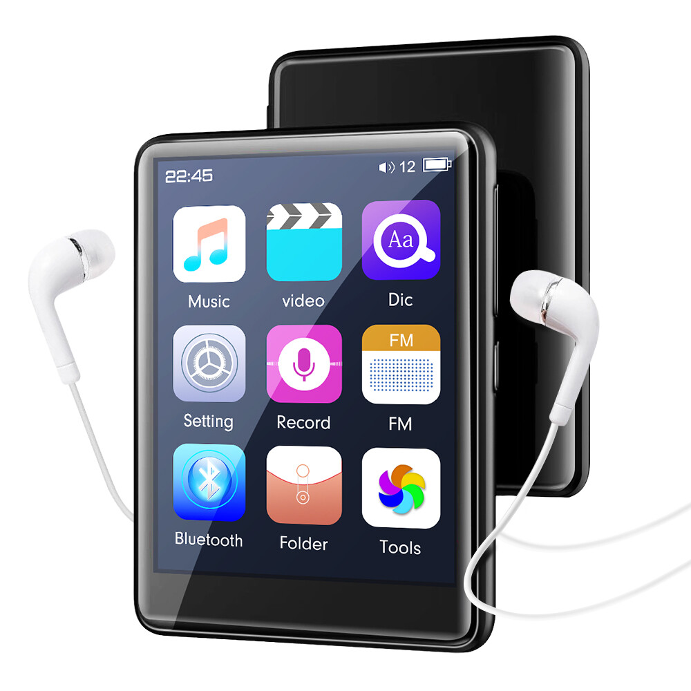 2.5in Touch Screen Bluetooth MP4/MP3 Music Player HiFi Lossless Sound FM Radio