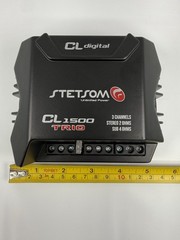 Stetsom CL1500 Trio Digital Car Amplifier 3-Channel 1500W RMS 2-Ohm Tested WorK