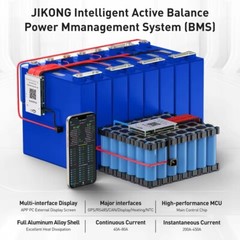 JK Smart BMS BT/RS485 Active Balance For 4S-24S 40A-300A Li-ion LiFePo4 Pack lot
