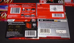 New Sealed 12 Mixed Lot Maxell UR-60 Normal TDK/Sony Recordable Cassette Tapes
