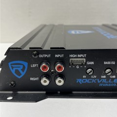 Rockville RVA600.1 Stereo Amplifier 1200W Peak 4 Ohms Mono Block Speaker Sub