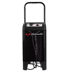 Wheeled Manual 10-Amp Car Battery Charger and 250A Engine Starter, 50A Boost, 6V