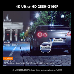 AZDOME 4K 2160P HD WiFi Dash Cam Night Vision GPS Car DVRs Car Camera Cams Video