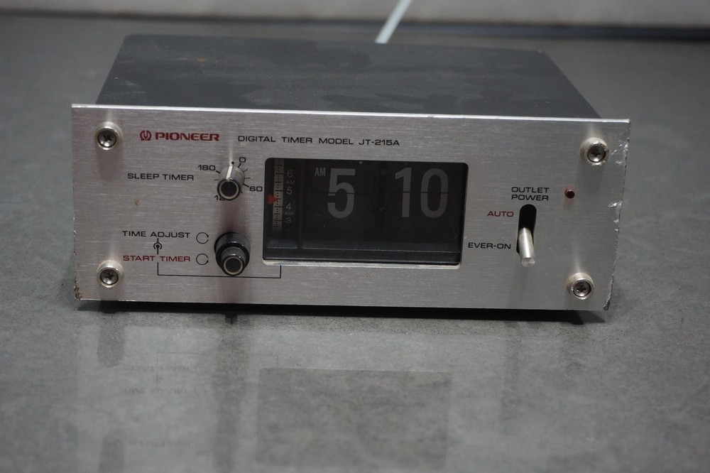 Pioneer Digital Timer Model JT-215A Flip Clock Made In Japan Untested ASIS!!!