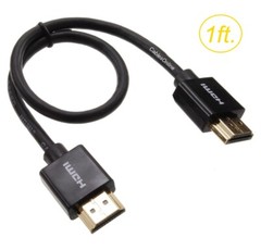 5-Pack 1 ft. High-Speed HDMI w/ Ethernet Cable – 4K/60Hz 4:4:4 format, HDR