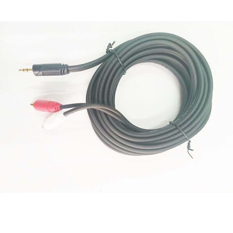 3.5mm to RCA Cable 2RCA to 3.5mm 2-RCA to AUX Cord Adapter Stereo Audio Y-Cable