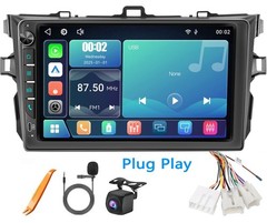For Toyota Corolla 2009 2010 2011 2012 2013 Car Stereo Radio Bluetooth Carplay