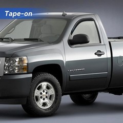 Window Visors Rain Guards for 2007 2007-2013 Silverado/Sierra 1500 Regular Cab