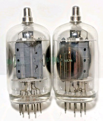 Date Matched Pair Sylvania 6JB6 6JB6A Vacuum Tubes Tested On TV -7