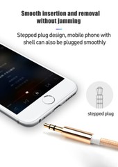 3.5mm Male to Male Stereo Audio AUX Cable Auxiliary Cord for PC iPod CAR iPhone