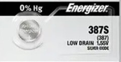 3 Energizer 387S Low-Drain 1.55V Silver-Oxide Button Cell Battery-Accutron*