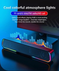 Surround Sound Bar 4 Speaker System Wireless Bluetooth Subwoofer TV Home Theater