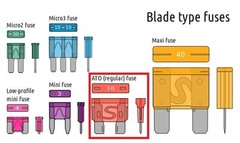 100 Pack 5 AMP ATC/ATO STANDARD Regular FUSE BLADE 5A CAR TRUCK BOAT MARINE PCS