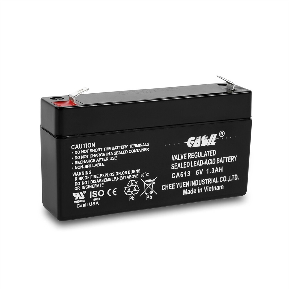 Casil 6V 1.3Ah Replacement Battery Compatible with UltraTech UT612 IM-612