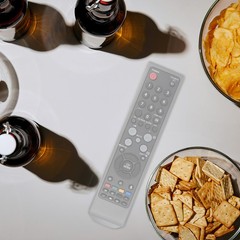 6Pcs Universal Transparent Silicone Remote Control Covers for Household Use