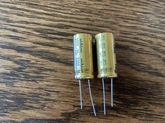 2 New Replacement Main Capacitors Marantz Sansui Nichicon 3300 uf 35v 16mm
